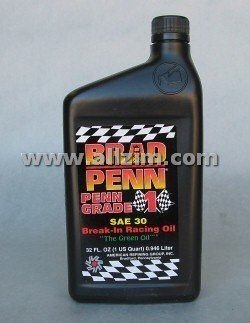 Brad Penn, Penn Grade 1 Racing Oil, SAE 30 Break In