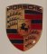 Porsche Crest Decal, 3/4 x 7/16 in