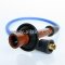 Blue 8MM High Performance Spark Spark Plug Wire Set, 356/912